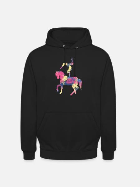 Mädchen Voltigieren Volti - Unisex Hoodie - Schwarz