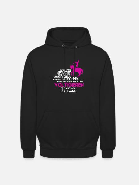 Mädchen Voltigieren Volti - Unisex Hoodie - Schwarz