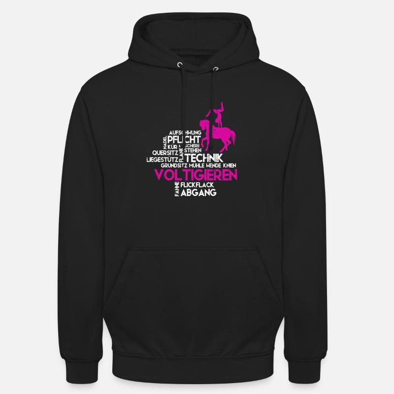 Mädchen Voltigieren Volti - Unisex Hoodie - Schwarz