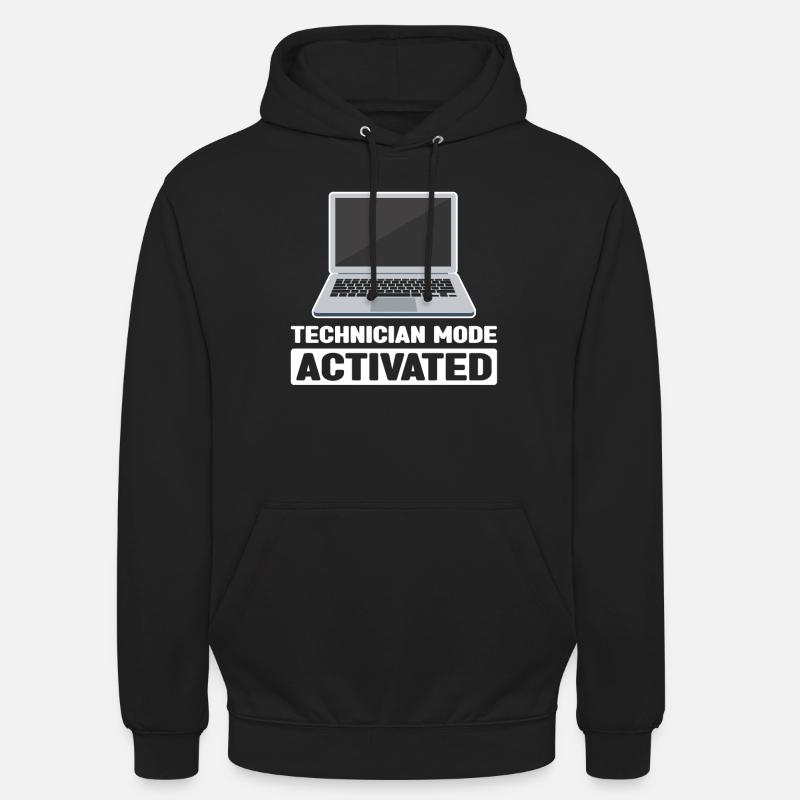 Technischer Support Computertechniker Technischer - Unisex Hoodie - Schwarz