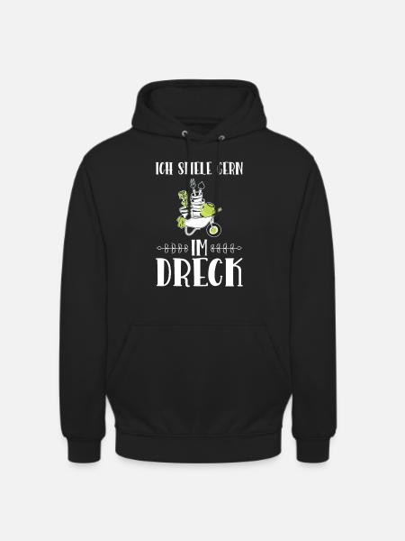 Garten Pflanze Gartenarbeit Geschenk - Unisex Hoodie - Schwarz