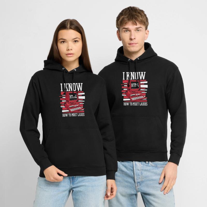 Je sais chaud pour rencontrer des dames Developer Coder Sweat-shirt à capuche unisexe