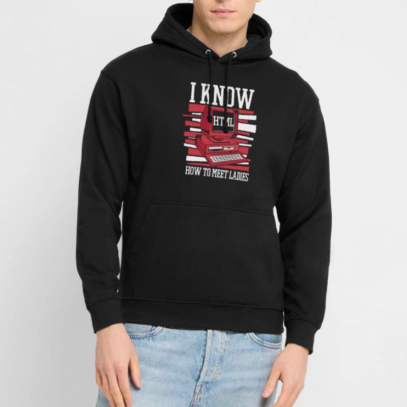 Je sais chaud pour rencontrer des dames Developer Coder Sweat-shirt à capuche unisexe