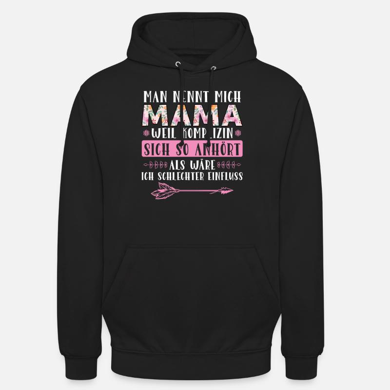 Mutter Mama Tochter Geschenk - Unisex Hoodie - Schwarz
