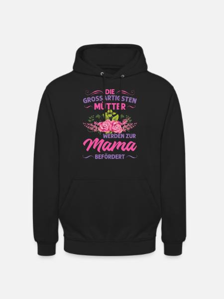 Mutter Mama Tochter Geschenk - Unisex Hoodie - Schwarz