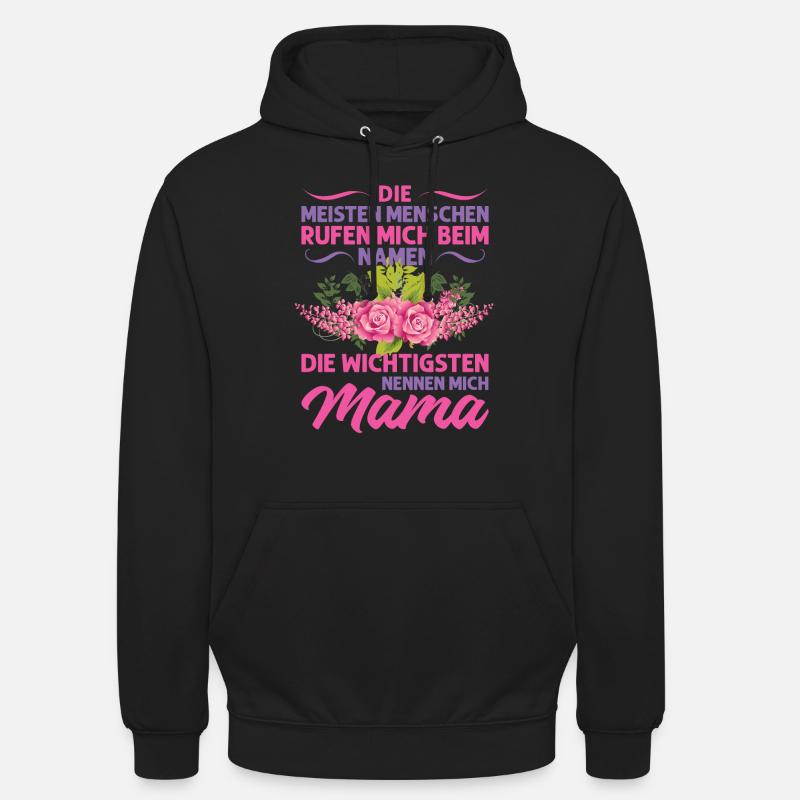 Mutter Mama Tochter Geschenk - Unisex Hoodie - Schwarz
