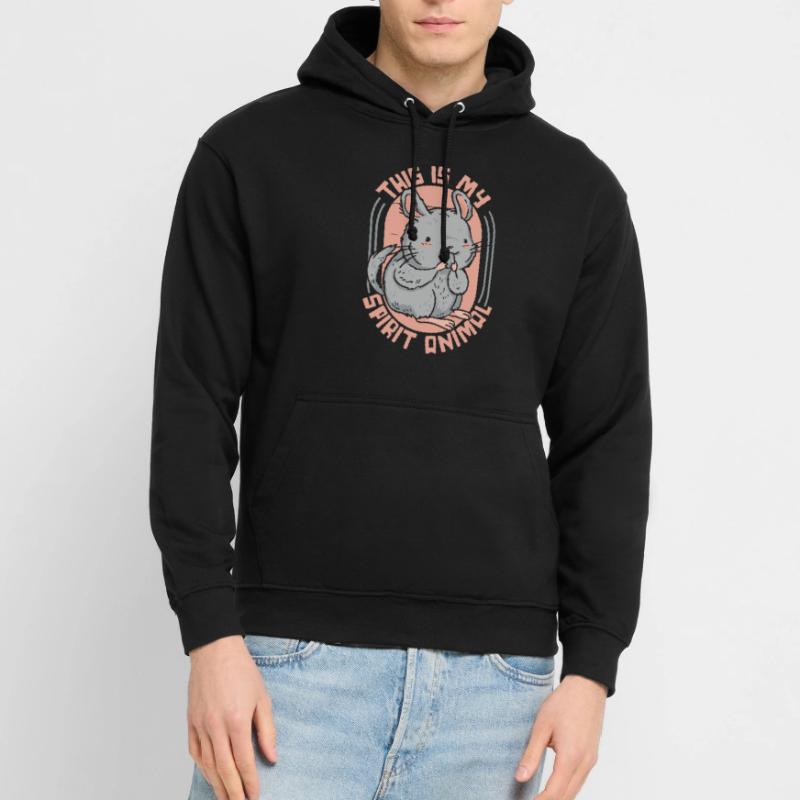 C’est mon animal à queue courte longue queue Sweat-shirt à capuche unisexe