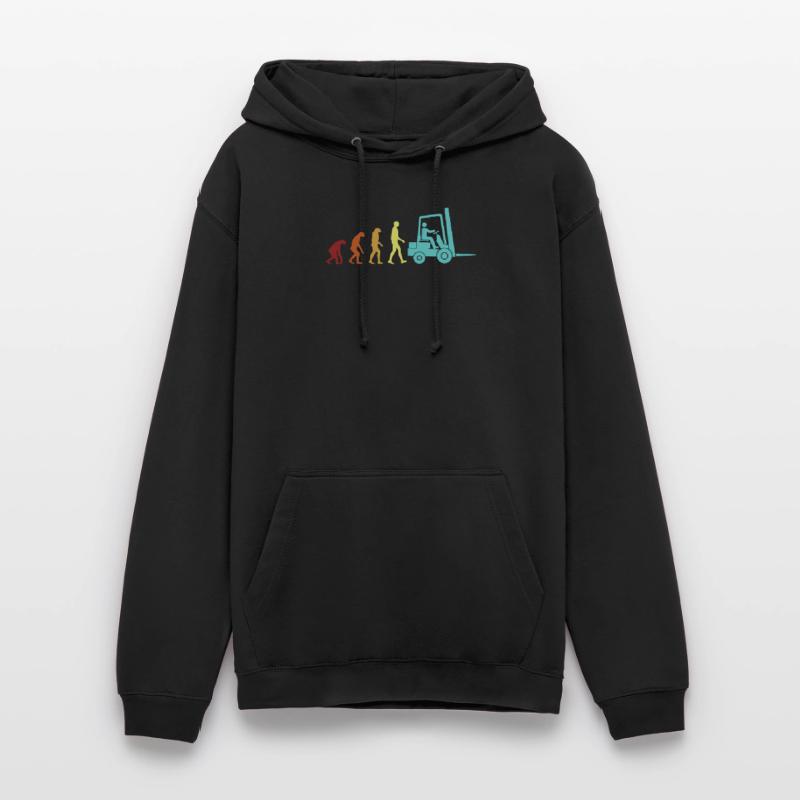 Forklift Evolution All-terrain forklift telehandler Unisex Hoodie