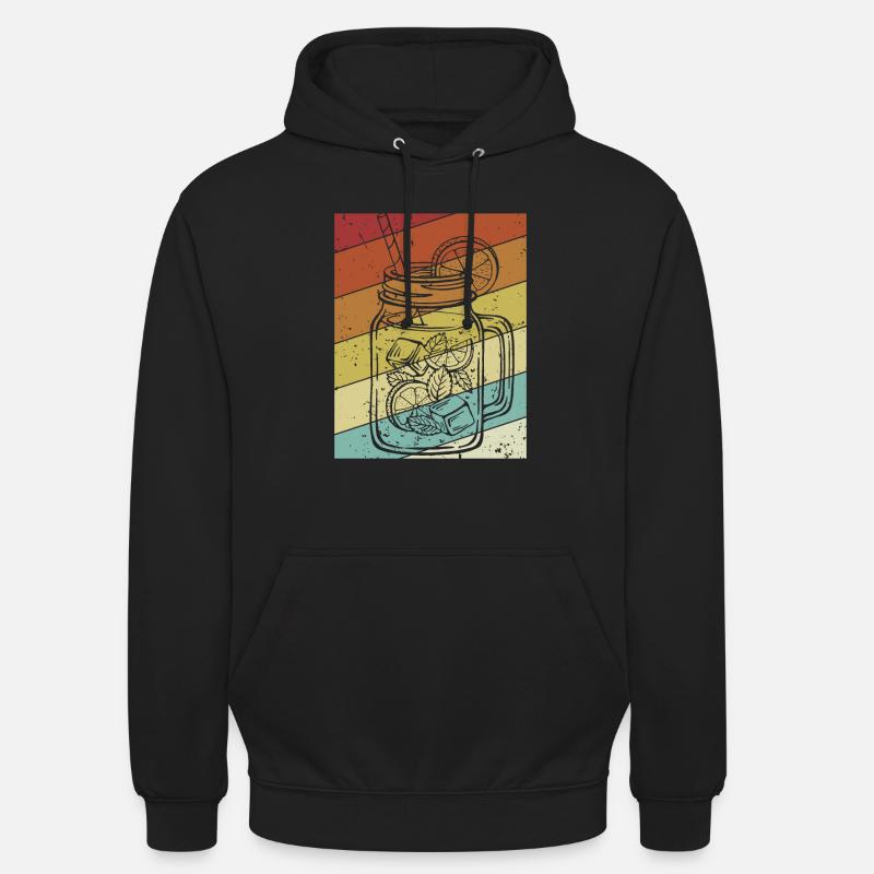 Retro Lemonade Lemonade Lover - Sweat-shirt à capuche unisexe - noir