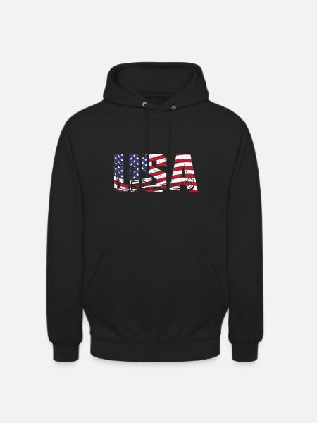 Axe throwing usa - Unisex Hoodie - black