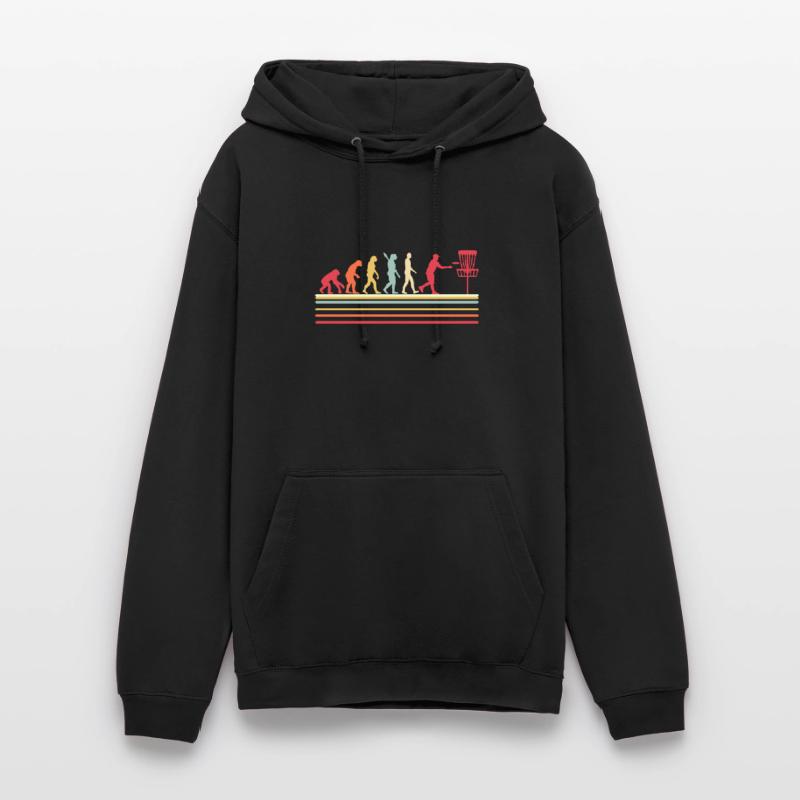 Disc Golf Disc Golfer Evolution Sport Sweat-shirt à capuche unisexe