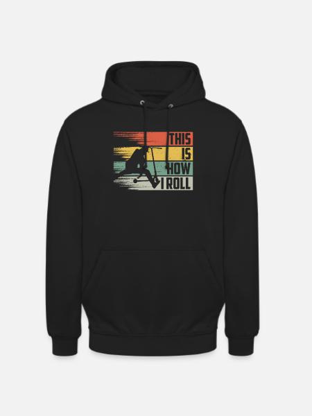 Stunt Scooter Rider Freestyle - Unisex Hoodie - black