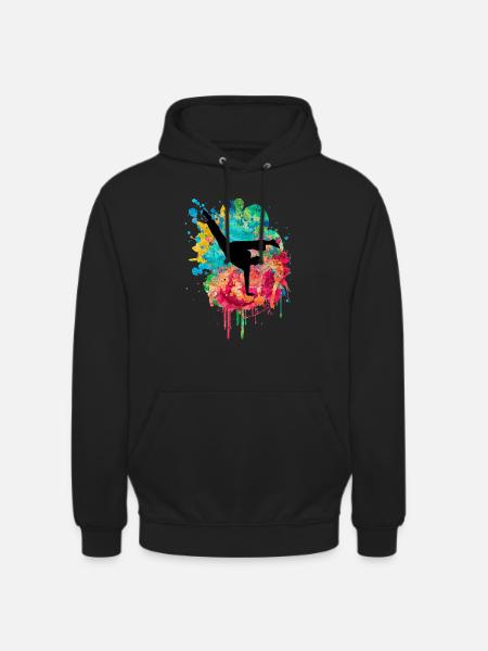 Combattant de Capoeira - Sweat-shirt à capuche unisexe - noir