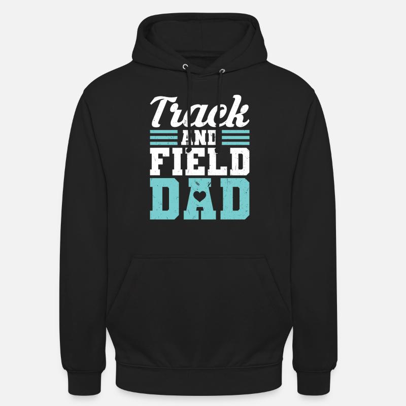 Père de l’athlétisme - Sweat-shirt à capuche unisexe - noir