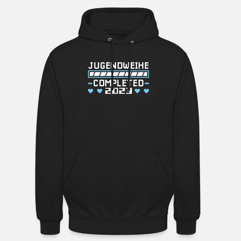 Jugendweihe 2023 Mädchen Junge - Unisex Hoodie - Schwarz