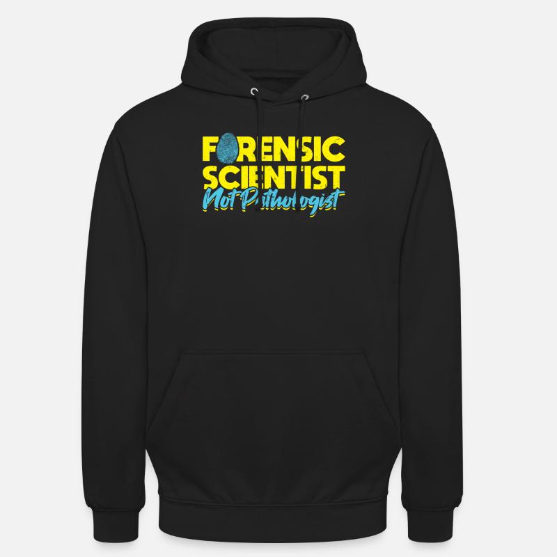 Médecin légiste - non pathologiste - Sweat-shirt à capuche unisexe - noir