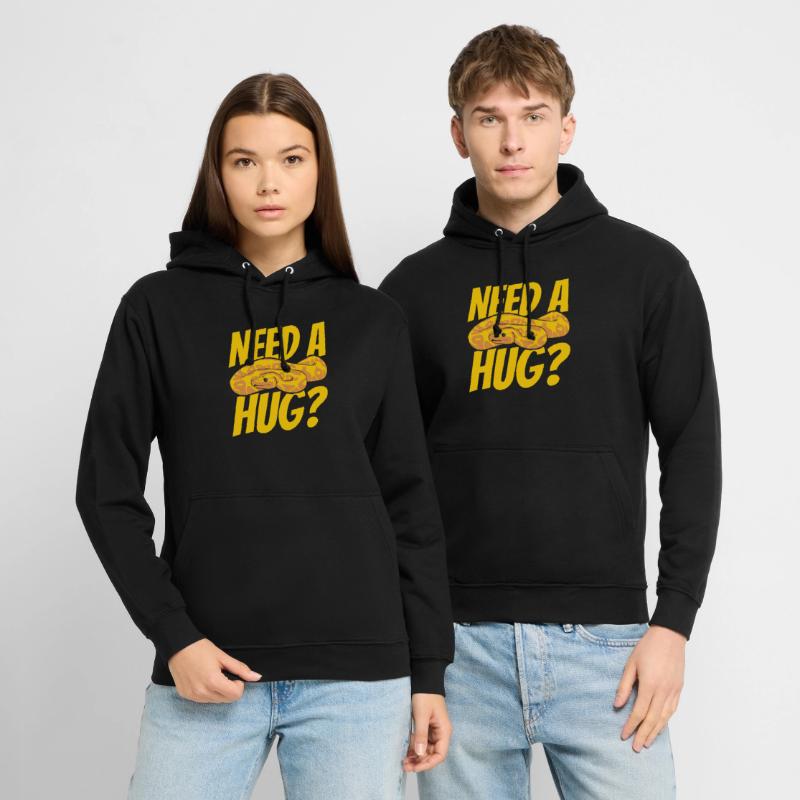Need A Hug Python Snake Python Breeder Banana Unisex Hoodie