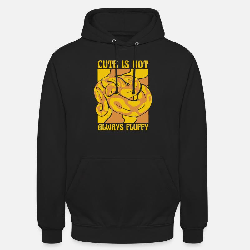Cute Is Not Always Fluffy Python Snake Banana Unisex Hoodie