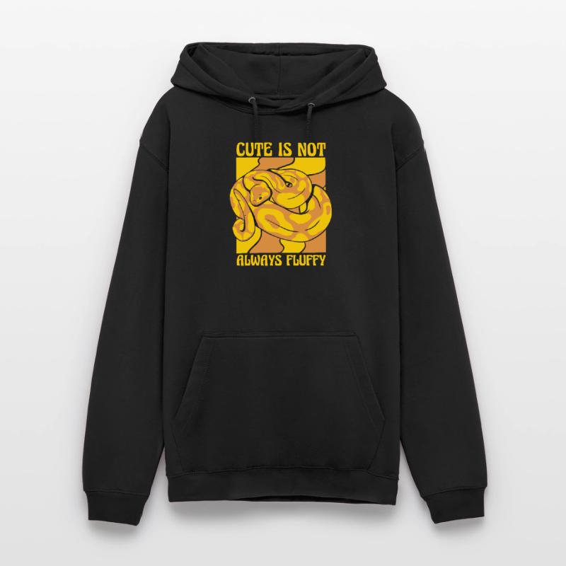 Cute Is Not Always Fluffy Python Snake Banana Unisex Hoodie