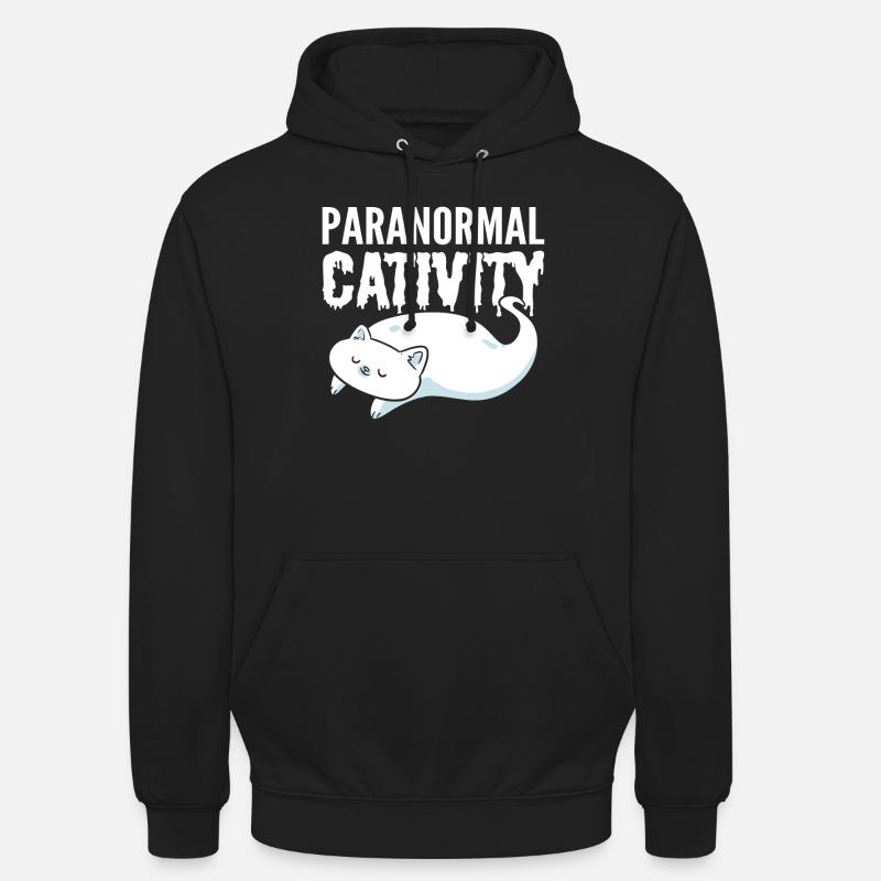 Paranormal Cat Ghostbusters - Unisex Hoodie - black