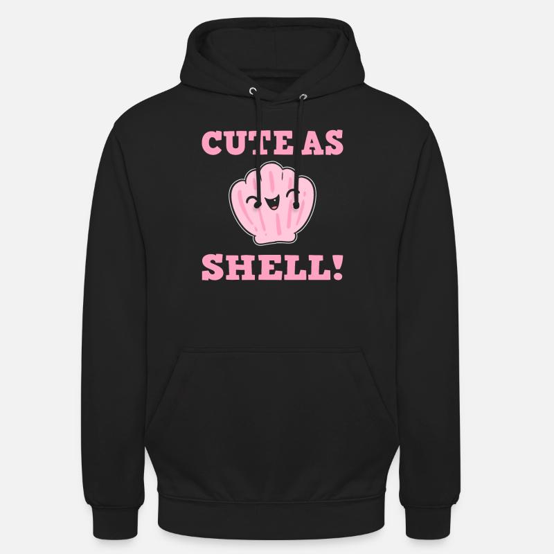 Jeu de mots Thalassophile - Sweat-shirt à capuche unisexe - noir