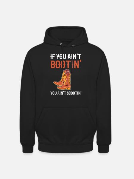 Western Cowboy-Stiefel Viehzüchter - Unisex Hoodie - Schwarz
