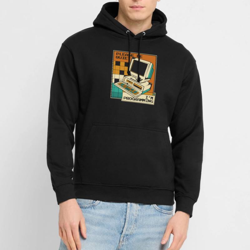 Please Be Quiet Software Engineer Developer Unisex Hoodie