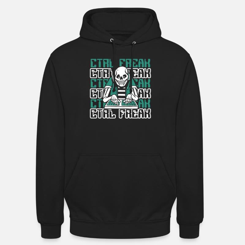 Développeur logiciel CTRL Freak - Sweat-shirt à capuche unisexe - noir