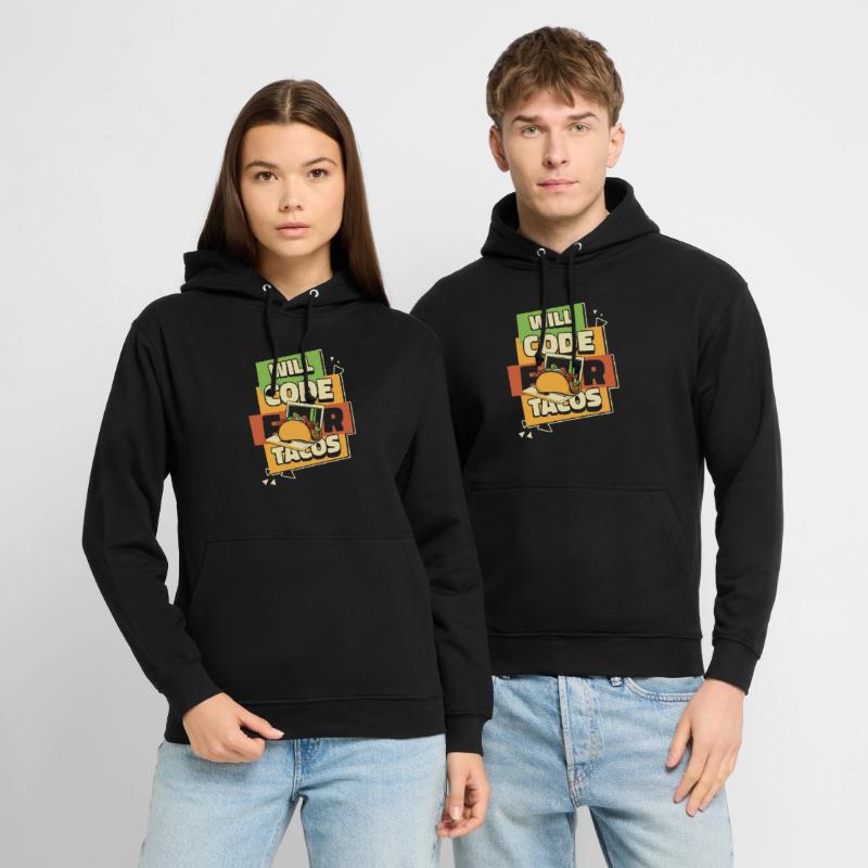 Will Code pour Tacos Développeur Codeur Programmeur Sweat-shirt à capuche unisexe