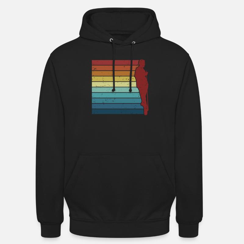 Billard de billard rétro - Sweat-shirt à capuche unisexe - noir