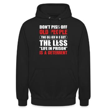 Antiker Liebhaber Antiquitätensammler - Unisex Hoodie - Schwarz - Vorne - Alina (178cm) & Michal (187cm)