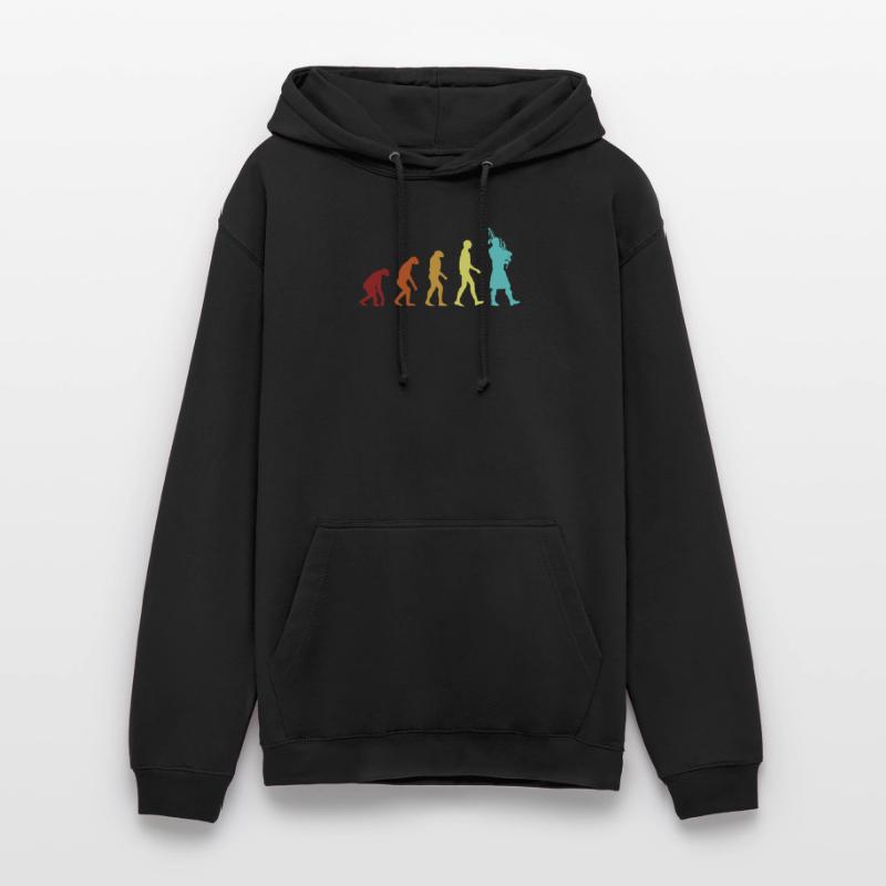 Cornemuse Evolution Leçons de cornemuse Lecteur de sarbacane Sweat-shirt à capuche unisexe