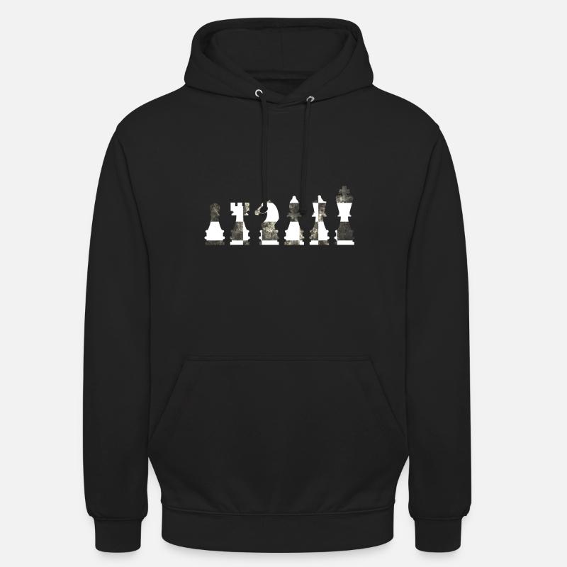 Chess figures - Unisex Hoodie - black