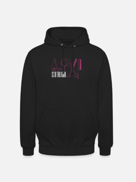 Coiffeur coiffeur coiffeur - Sweat-shirt à capuche unisexe - noir