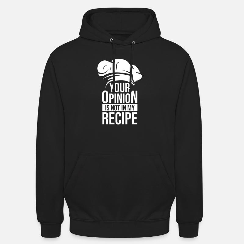 Chef cuisinier chef chef - Sweat-shirt à capuche unisexe - noir