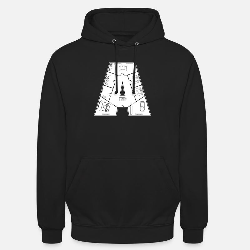 Architecte Architecte Architecte Architecture Construction de maisons Sweat-shirt à capuche unisexe