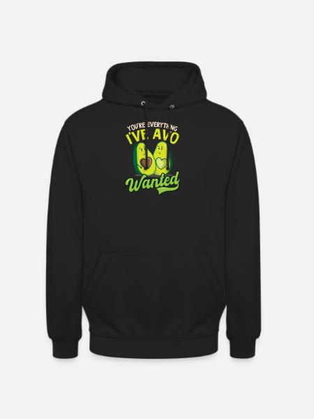 Avocado Sei tutto ciò che ho voluto Avo - Felpa con cappuccio unisex - nero