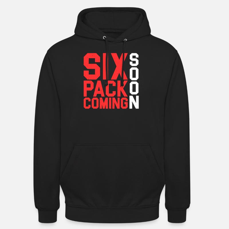 Six Pack à venir 28 - Sweat-shirt à capuche unisexe - noir