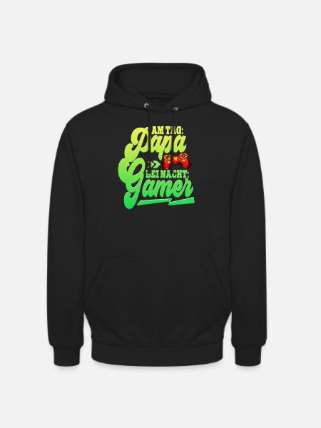 Zocken Gaming Papa - Unisex Hoodie - black