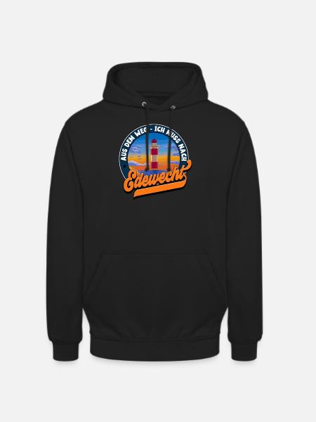 Edewecht - Unisex Hoodie - Schwarz