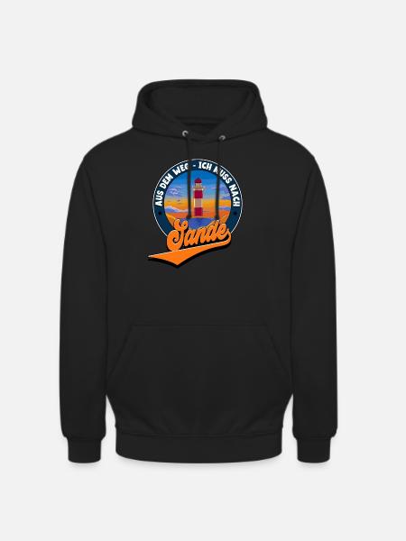 Sande - Unisex Hoodie - Schwarz