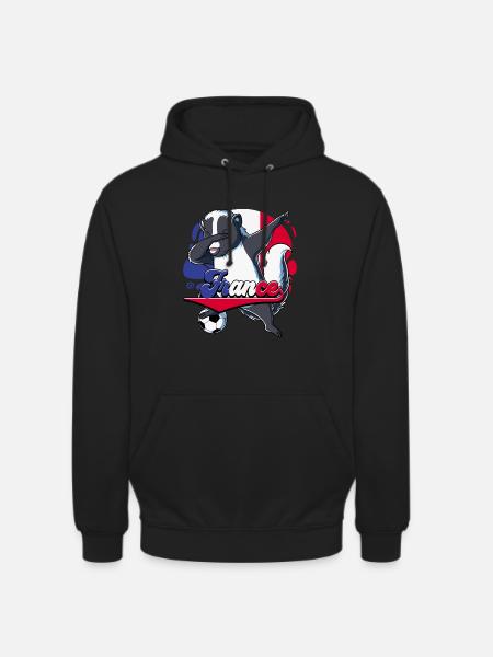 Frankreich Fußball - Unisex Hoodie - Schwarz