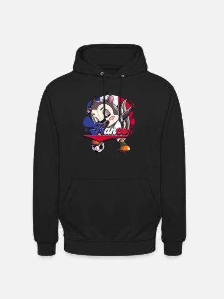 Frankreich Fußball - Unisex Hoodie - Schwarz