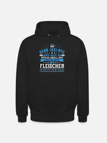 Metzger Fleischer - Unisex Hoodie - Schwarz