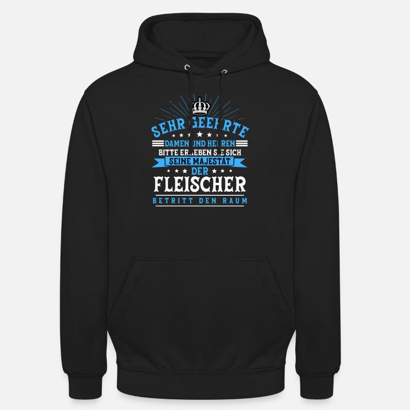 Metzger Fleischer - Unisex Hoodie - Schwarz