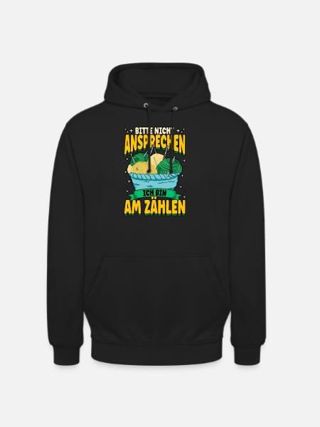 Häkeln - Unisex Hoodie - Schwarz