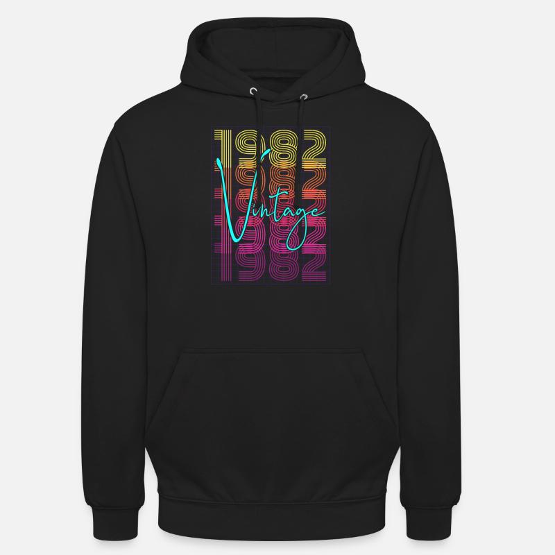 1982 Geburtstag - Unisex Hoodie - Schwarz