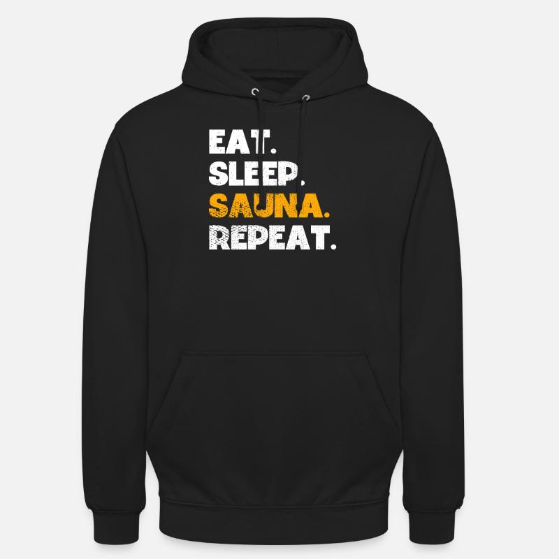 Sauna - Sweat-shirt à capuche unisexe - noir