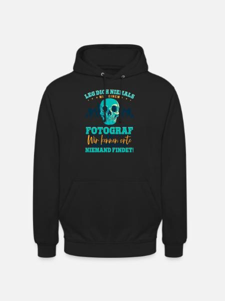 Fotografieren Fotografen - Unisex Hoodie - Schwarz