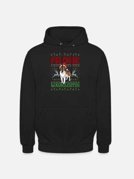 Frohe Weihnachten Sheltie - Unisex Hoodie - Schwarz